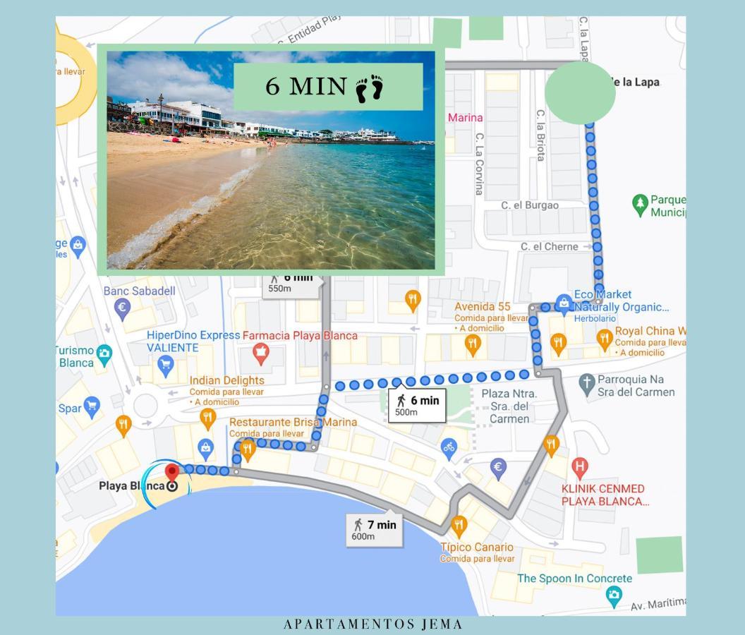 Apartamento Jema, A Un Paso De La Playa Playa Blanca  Buitenkant foto